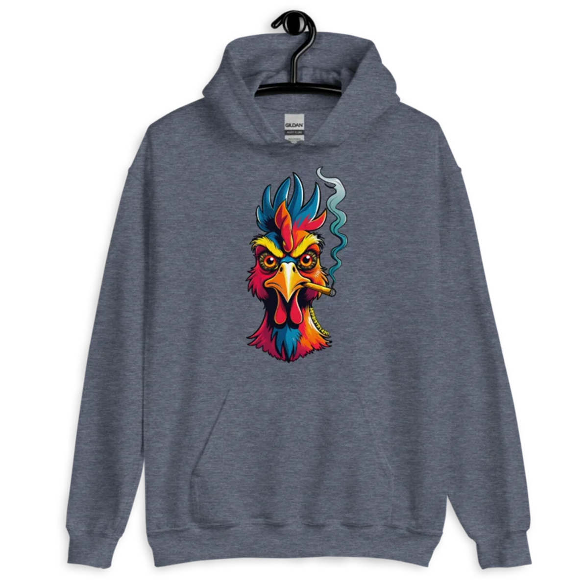 Fried Chicken – Unisex Hoodie — heather sport dark navy