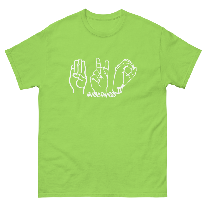 420 Hands – Unisex Classic Tee — lime