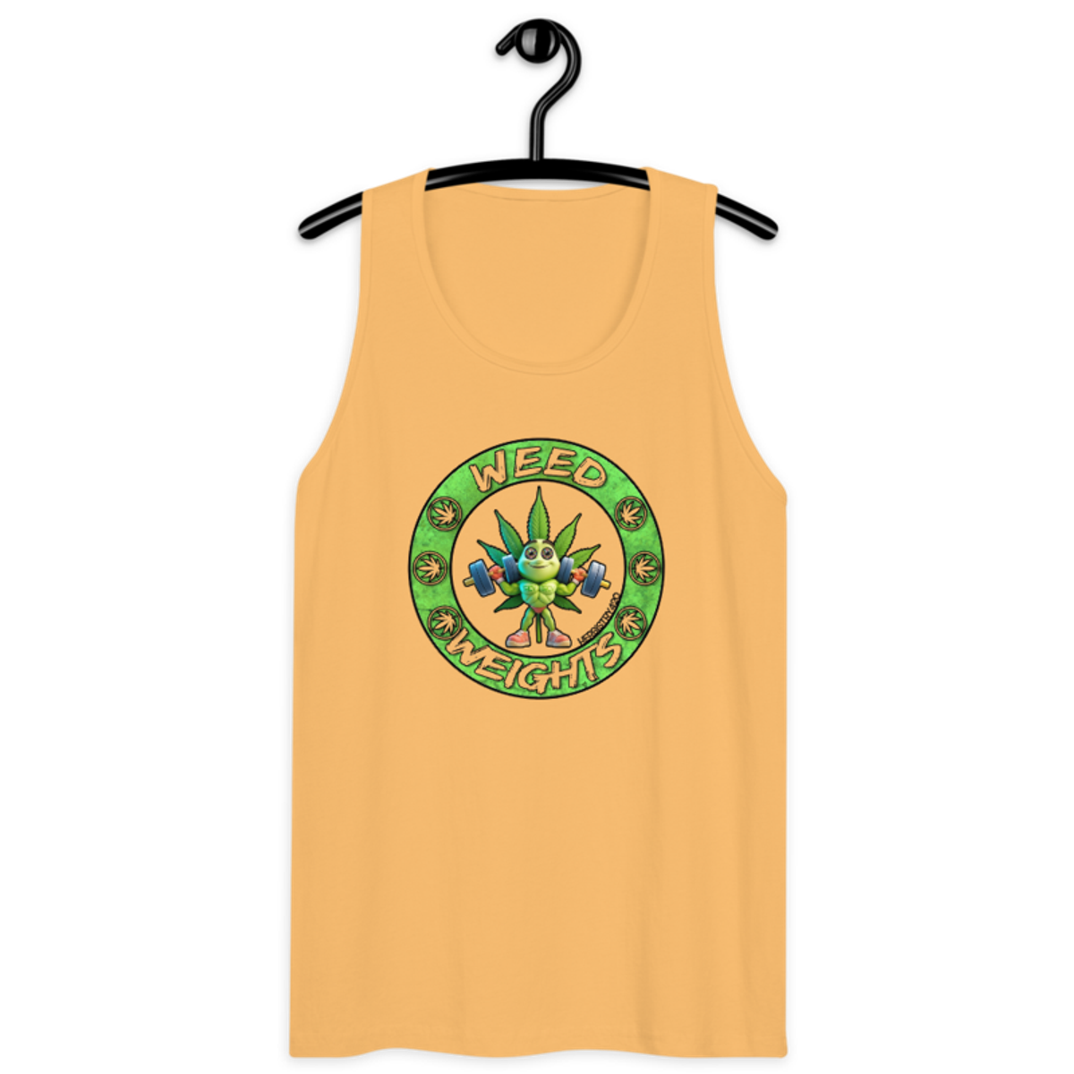 Weed & Weights – Men’s premium tank top — squash