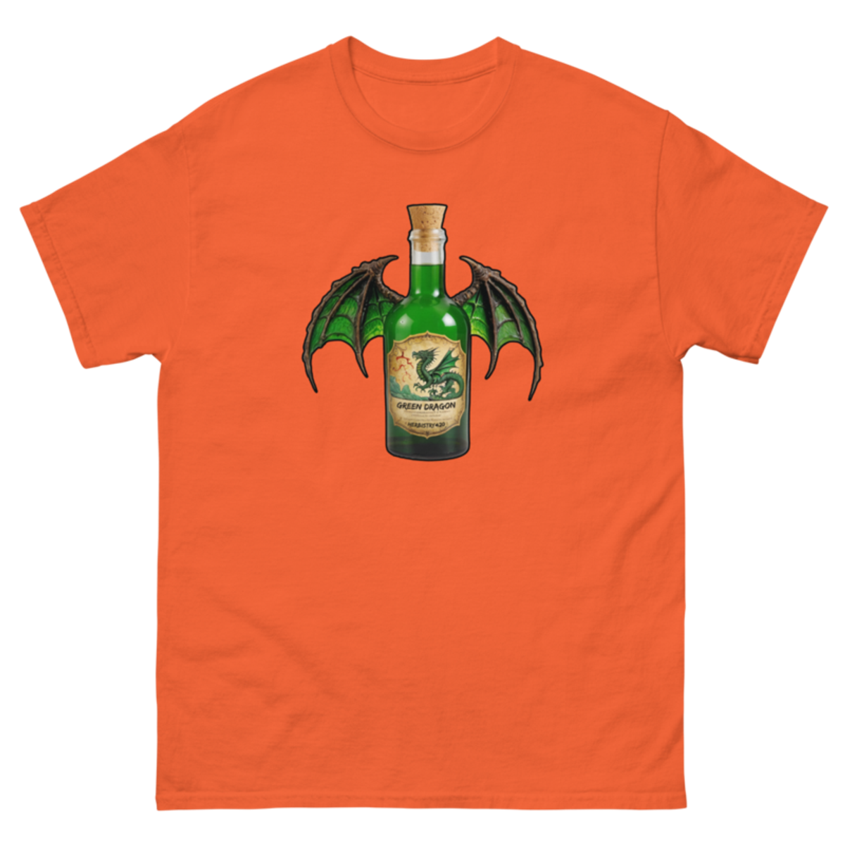 Green Dragon – Unisex classic tee — orange