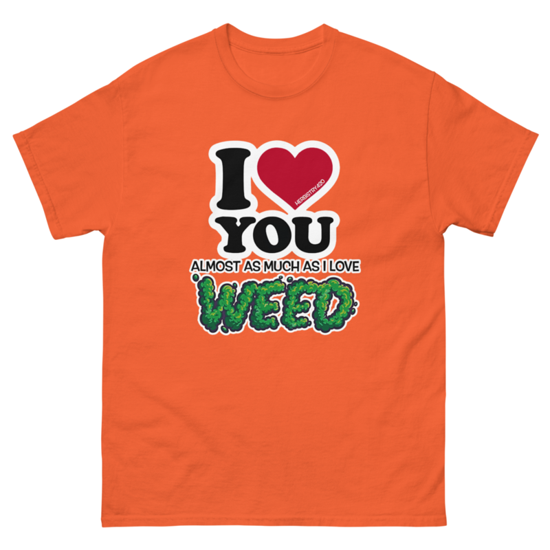 I Love You Almost – Unisex Classic Tee — orange