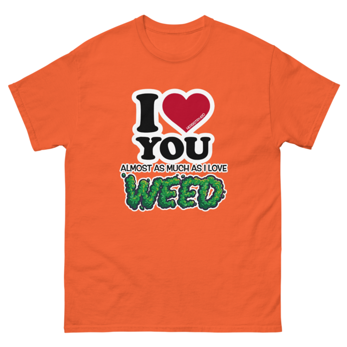 I Love You Almost – Unisex Classic Tee — orange