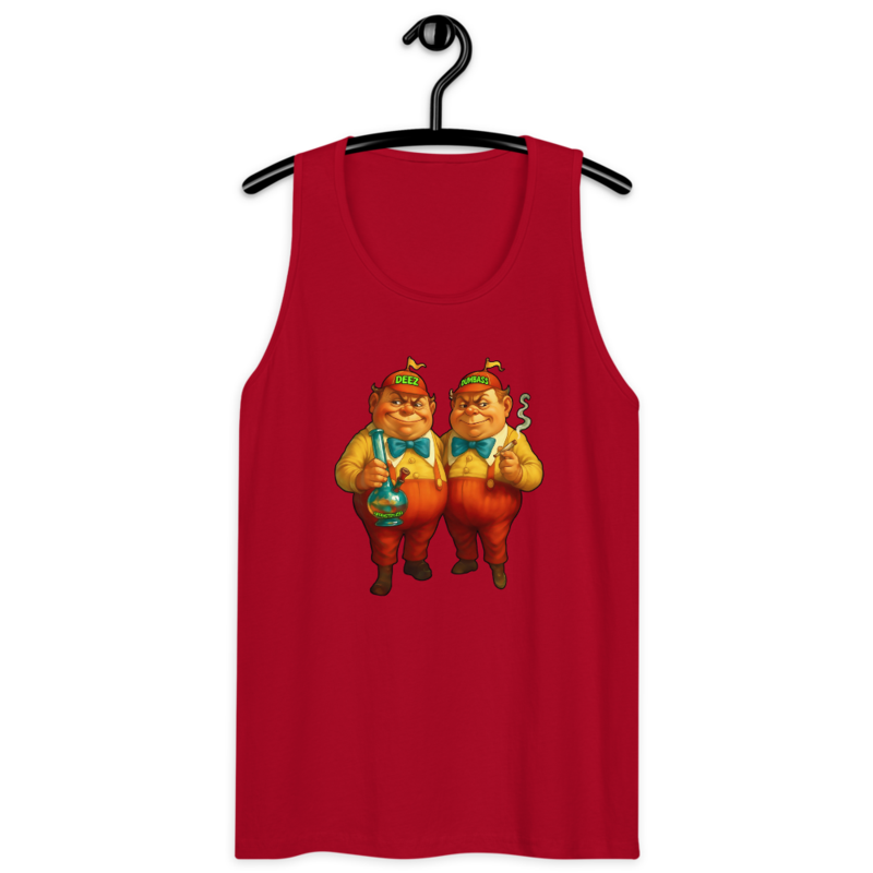 D & D – Men’s premium tank top — red