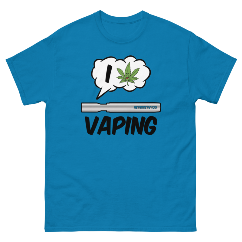 I Love Vaping – Unisex classic tee — sapphire