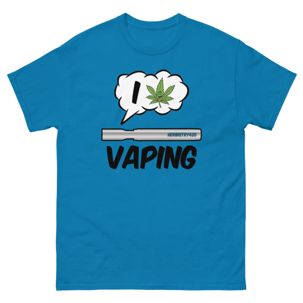 I Love Vaping – Unisex classic tee — sapphire