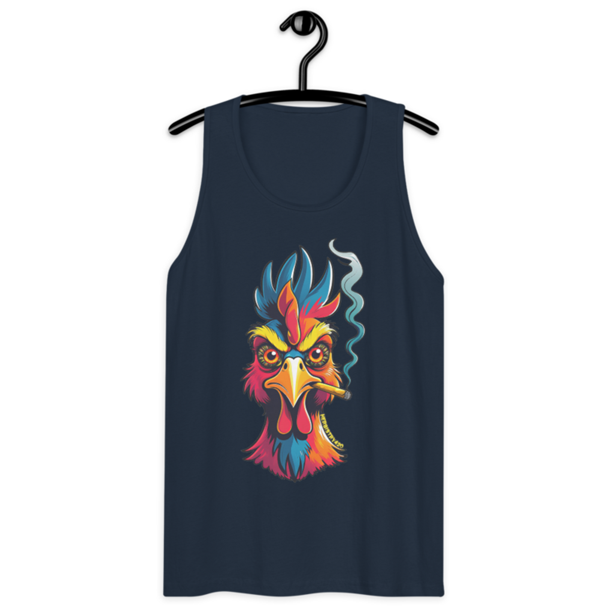 Fried Chicken – Men’s premium tank top — navy