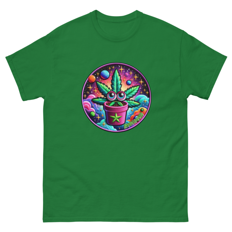 Space Plant – Unisex Classic Tee — turf green