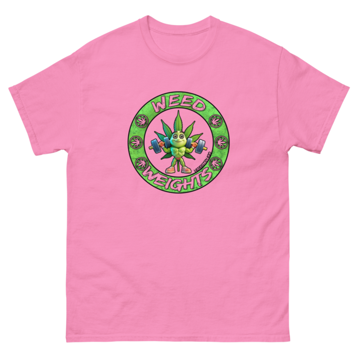 Weed & Weights – Unisex Classic Tee — azalea
