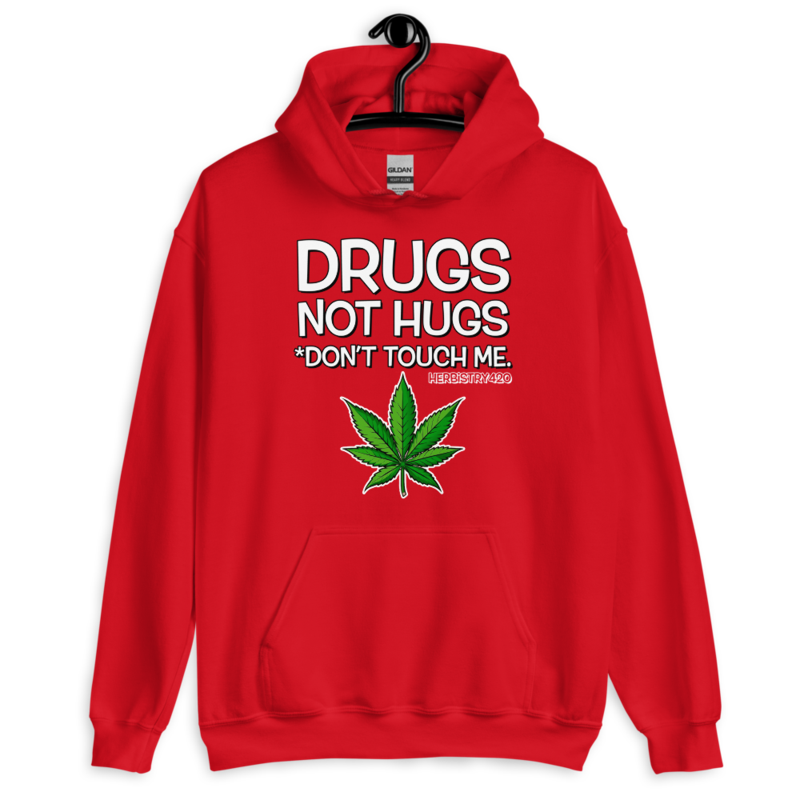 Don't Touch Me – Unisex Hoodie — red