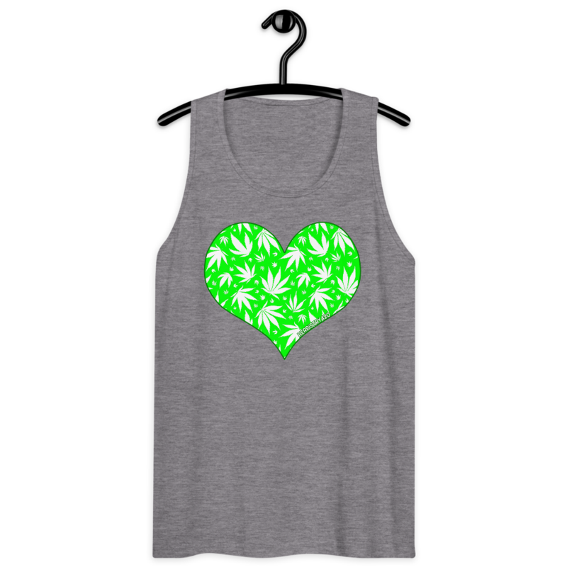 Love Weed – Men’s premium tank top — athletic heather