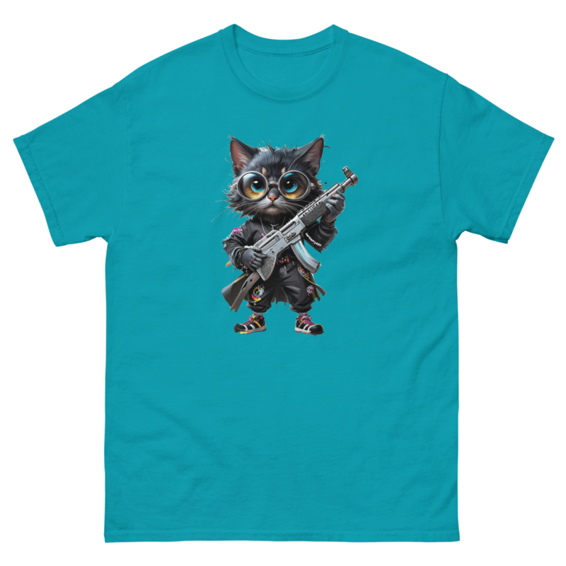 OG Cat – Unisex classic tee — tropical blue