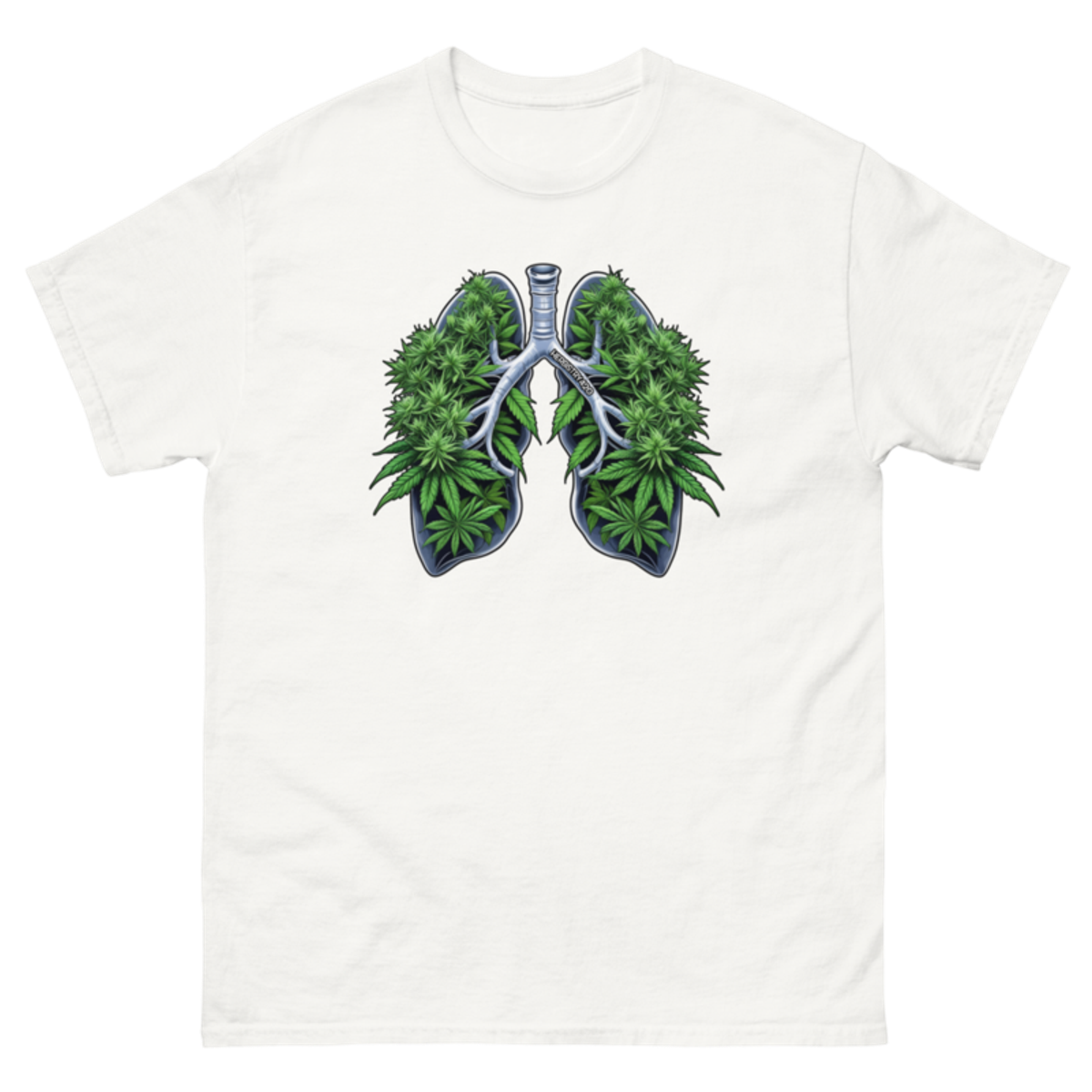 Weed Lungs – Unisex classic tee — white