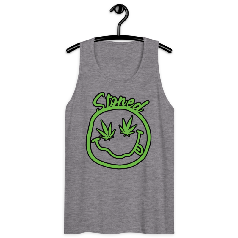 Stoned – Men’s premium tank top — athletic heather