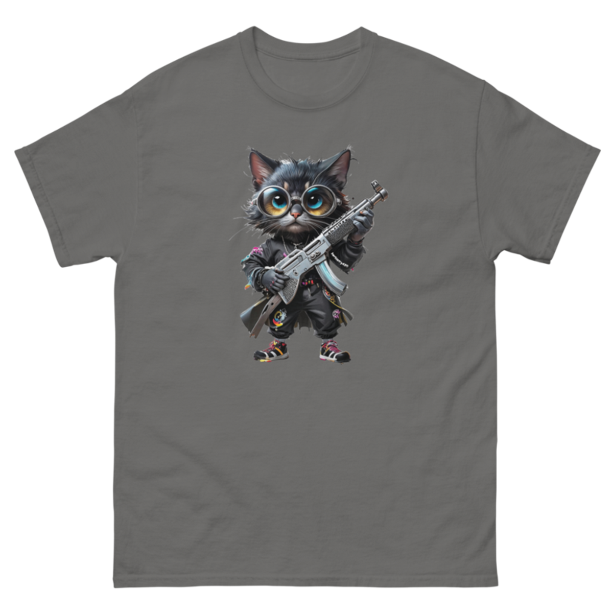 OG Cat – Unisex classic tee — charcoal