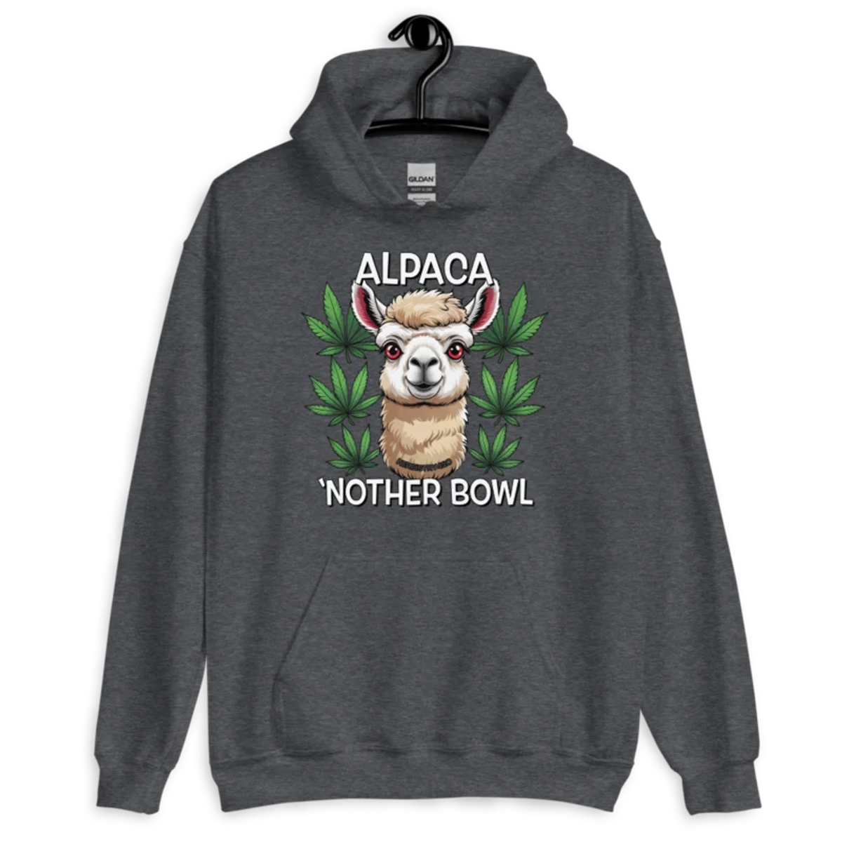 Alpaca 'Nother Bowl – Unisex Hoodie — dark heather