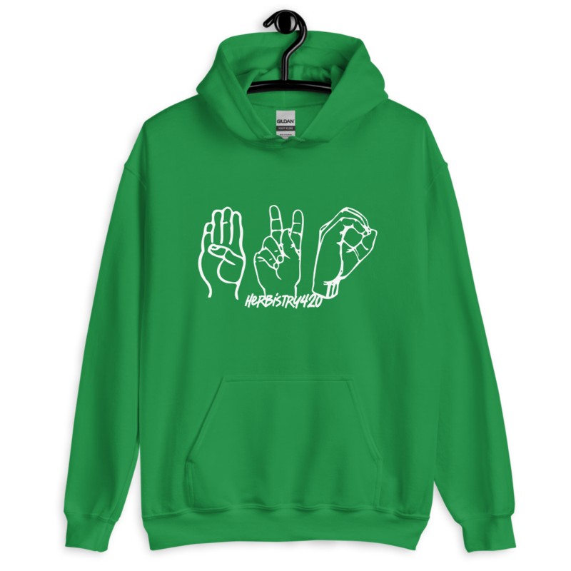 420 Hands – Unisex Hoodie — irish green