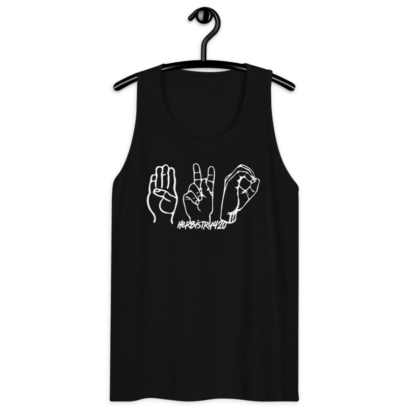 420 Hands – Men’s premium tank top