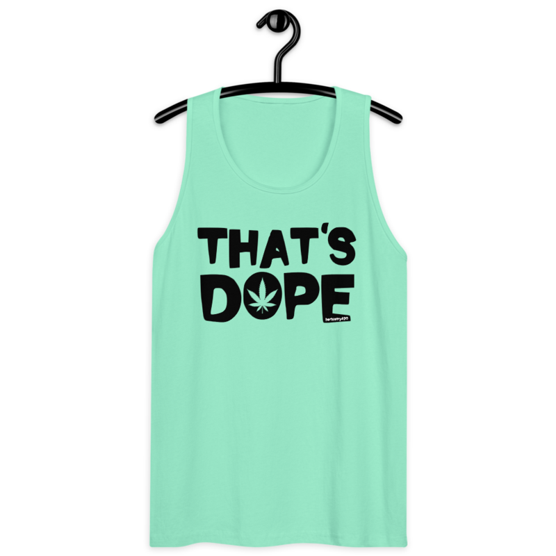 That's Dope – Men’s premium tank top — mint
