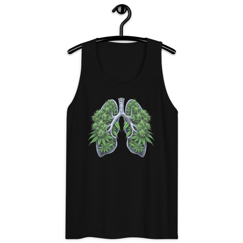 Weed Lungs – Men’s premium tank top