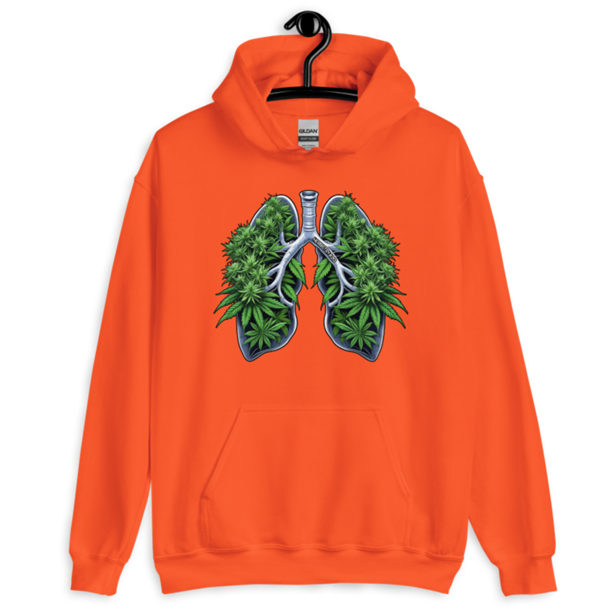 Weed Lungs – Unisex Hoodie — orange