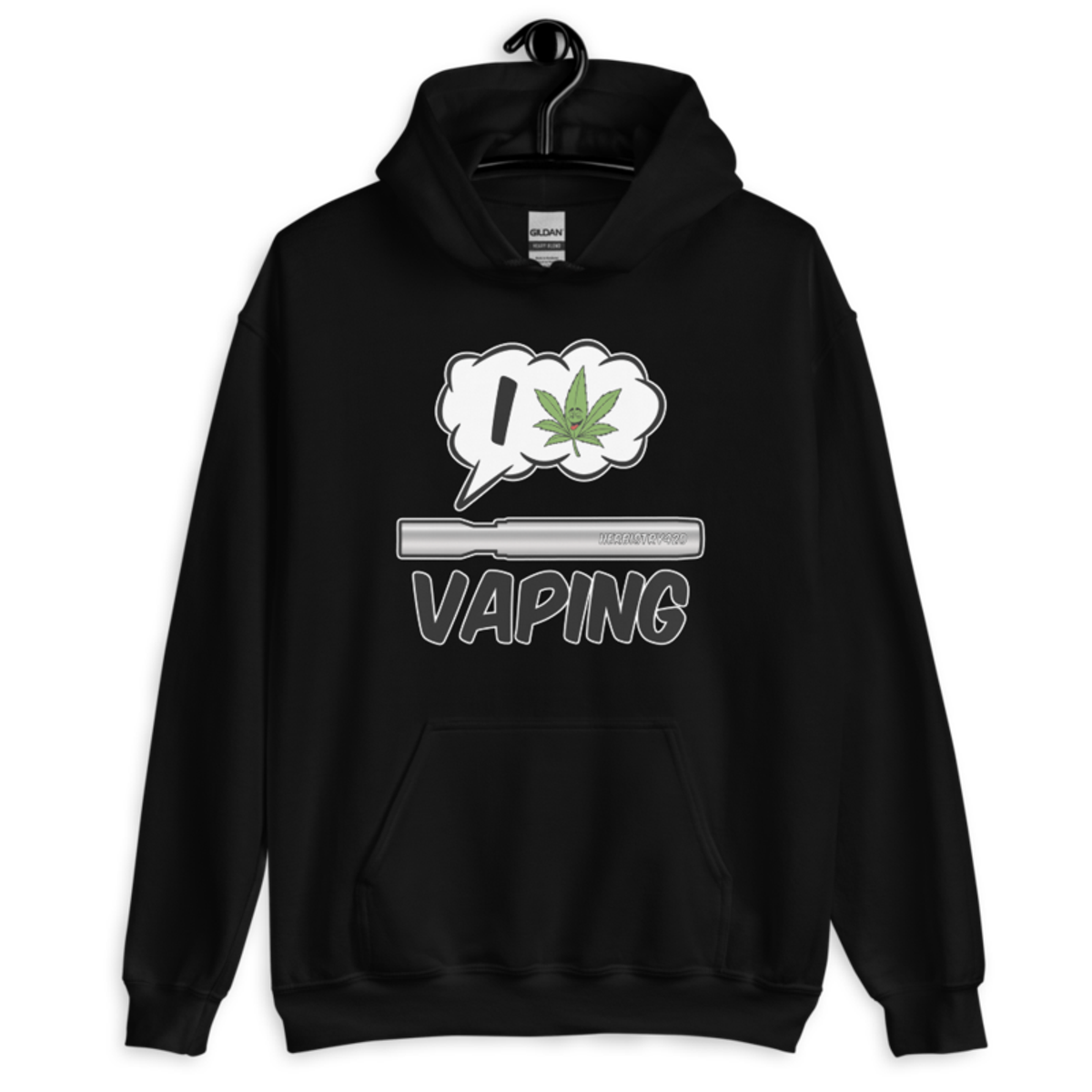 I Love Vaping – Unisex Hoodie — black