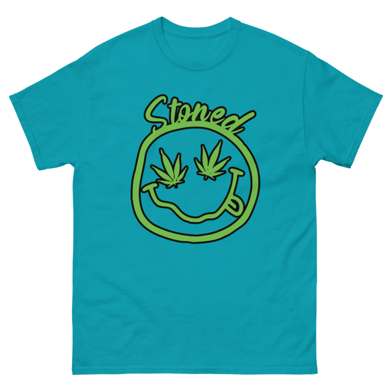 Stoned – Unisex Classic Tee — tropical blue
