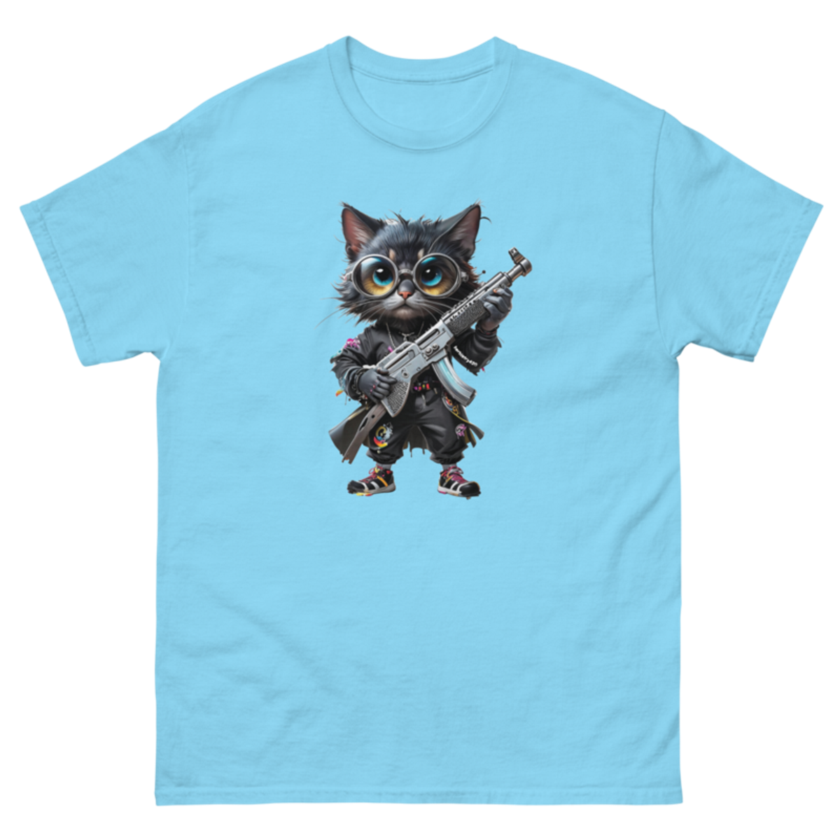 OG Cat – Unisex classic tee — sky
