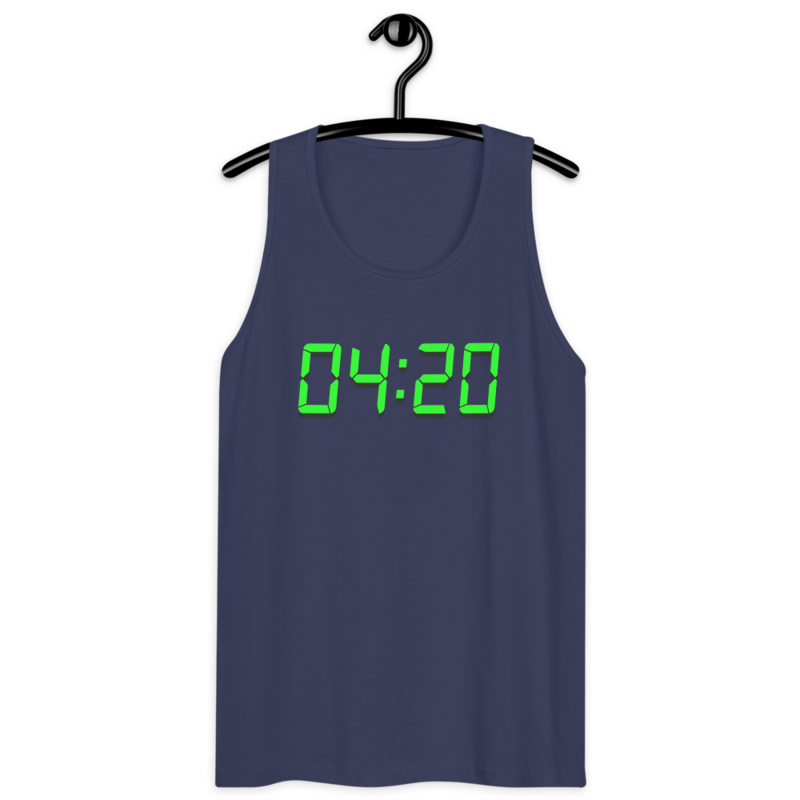 04:20 Digital – Men’s premium tank top — harbor blue