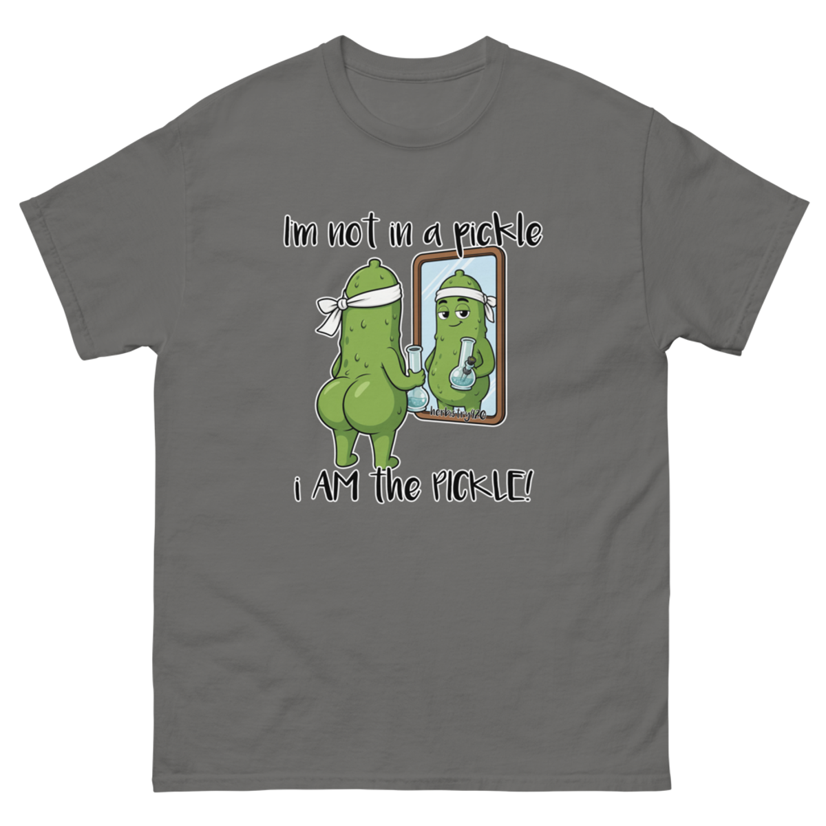I Am The Pickle – Unisex Classic Tee — charcoal