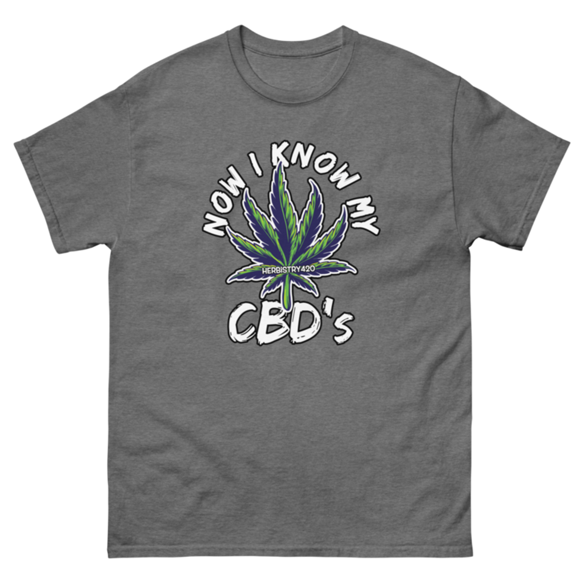 Now I Know My – Unisex Classic Tee — graphite heather