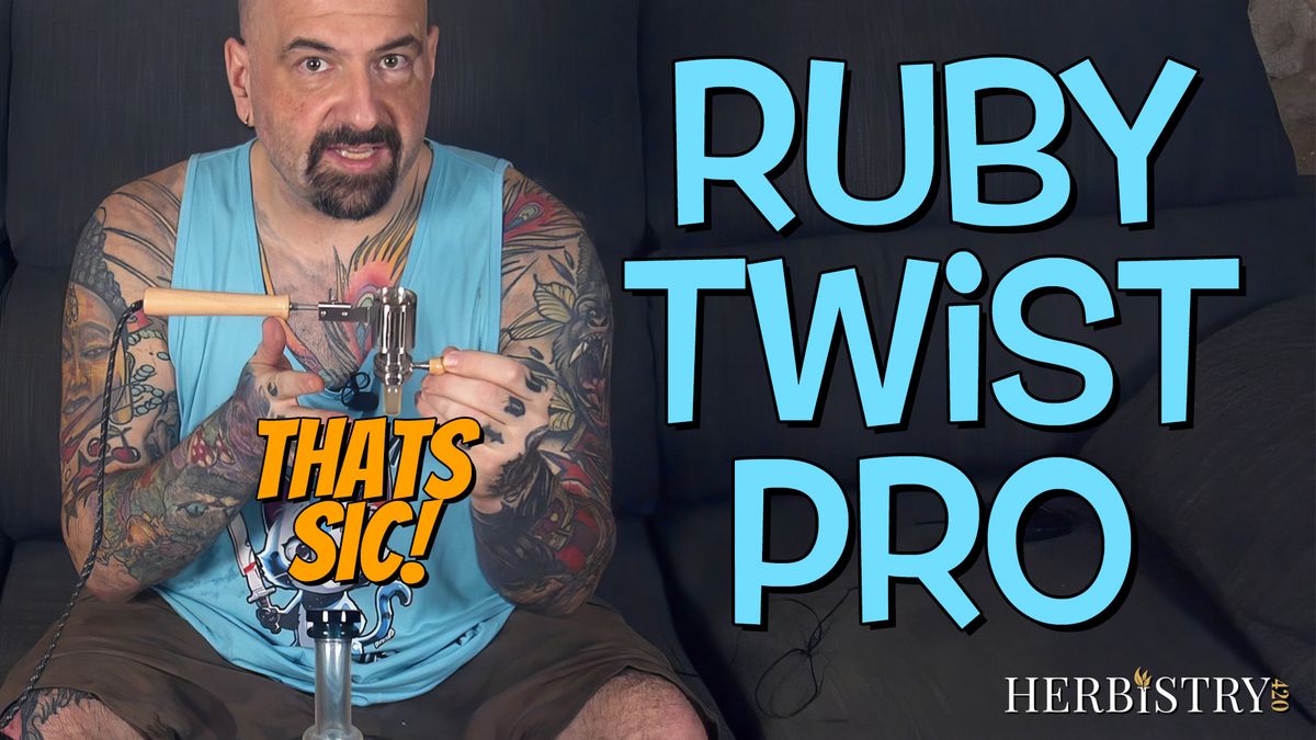 Ruby Twist Pro ball vape from Crossing Tech
