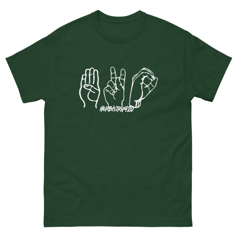 420 Hands – Unisex Classic Tee — forest green