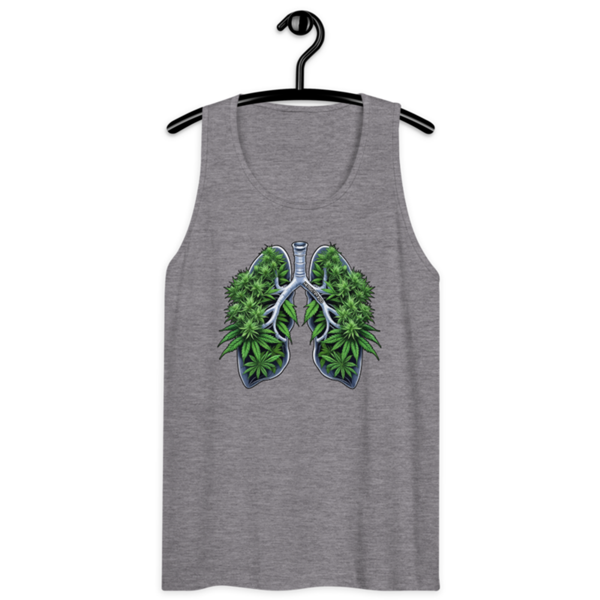Weed Lungs – Men’s premium tank top — athletic heather