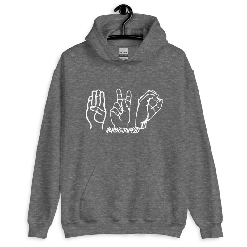 420 Hands – Unisex Hoodie — graphite heather