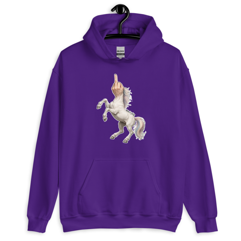F*ck Unicorn – Unisex Hoodie — purple