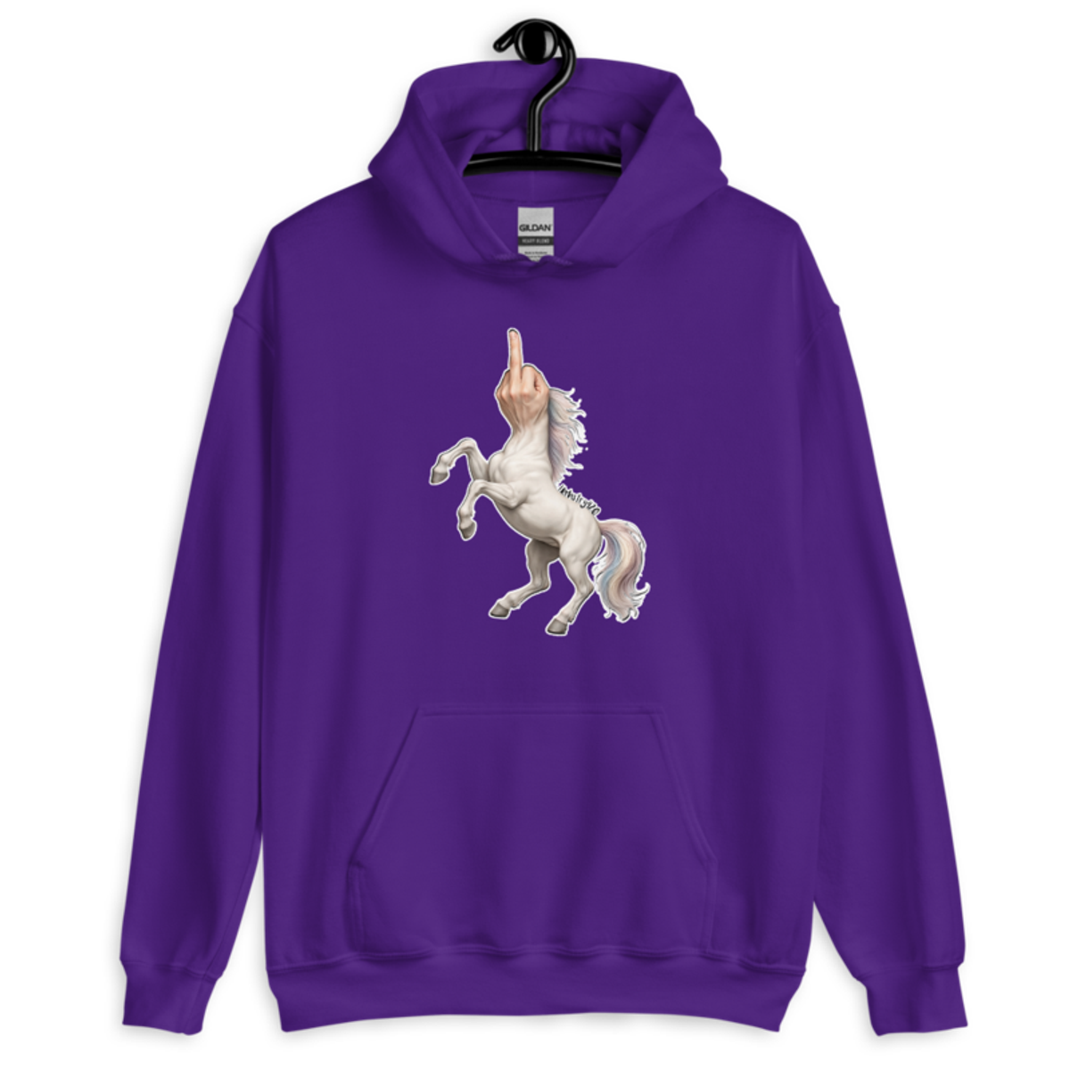 F*ck Unicorn – Unisex Hoodie — purple