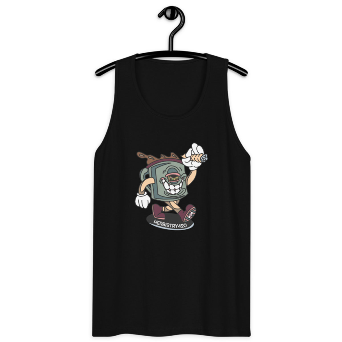 Coffee Cup – Men’s premium tank top — black