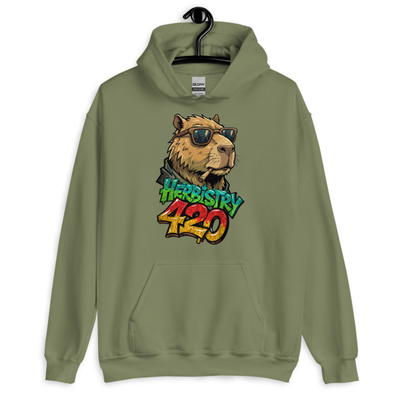 Cappy Life – Unisex Hoodie — military green