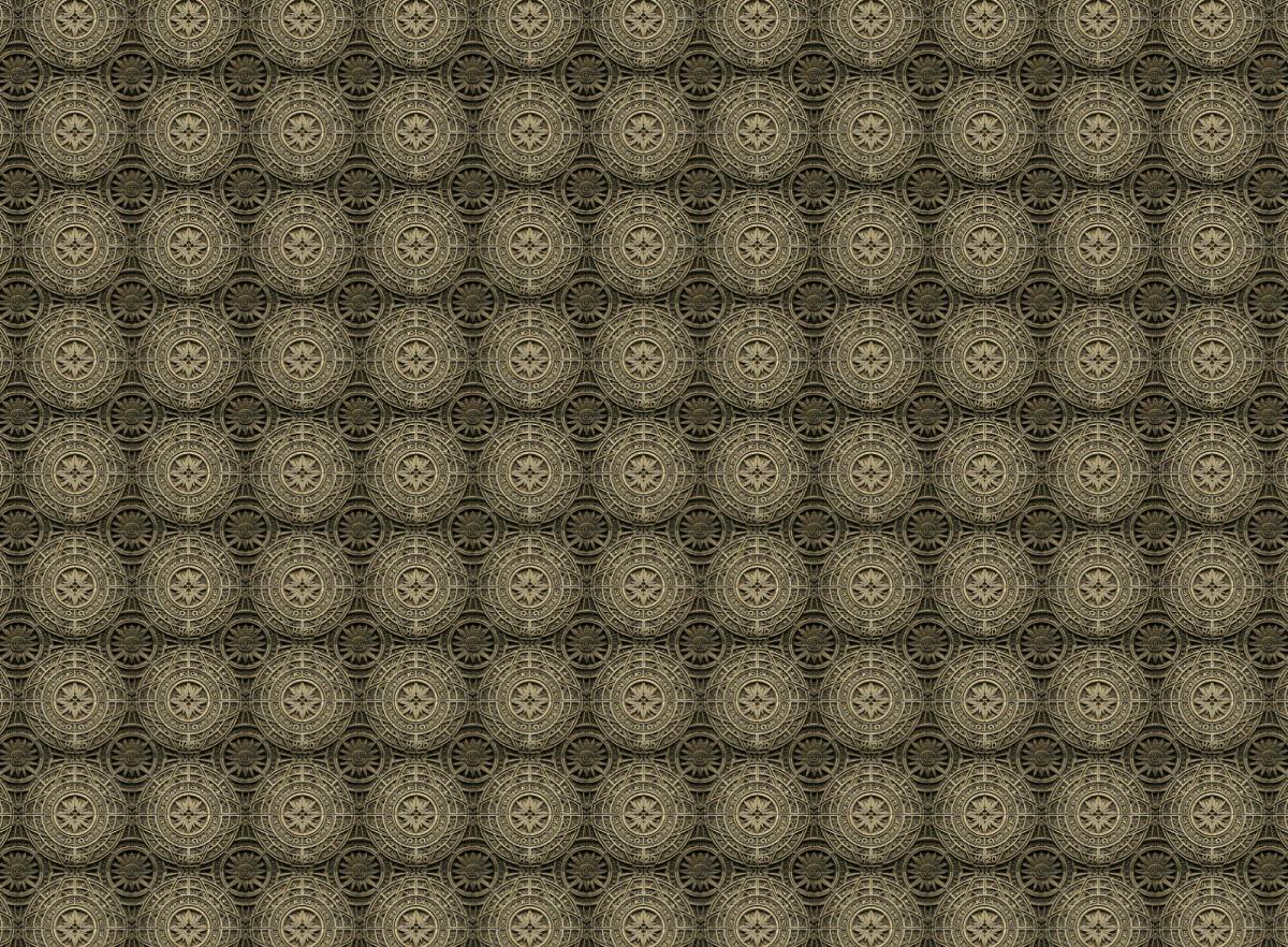 Sacred Herbistry – All-over print unisex wide-leg pants — back