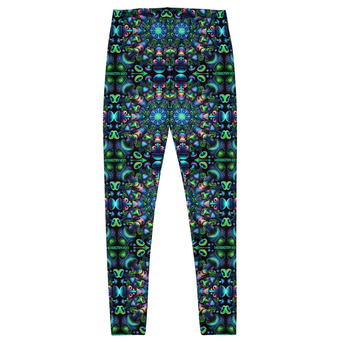 I Love Shrooms – Womens Leggings — front