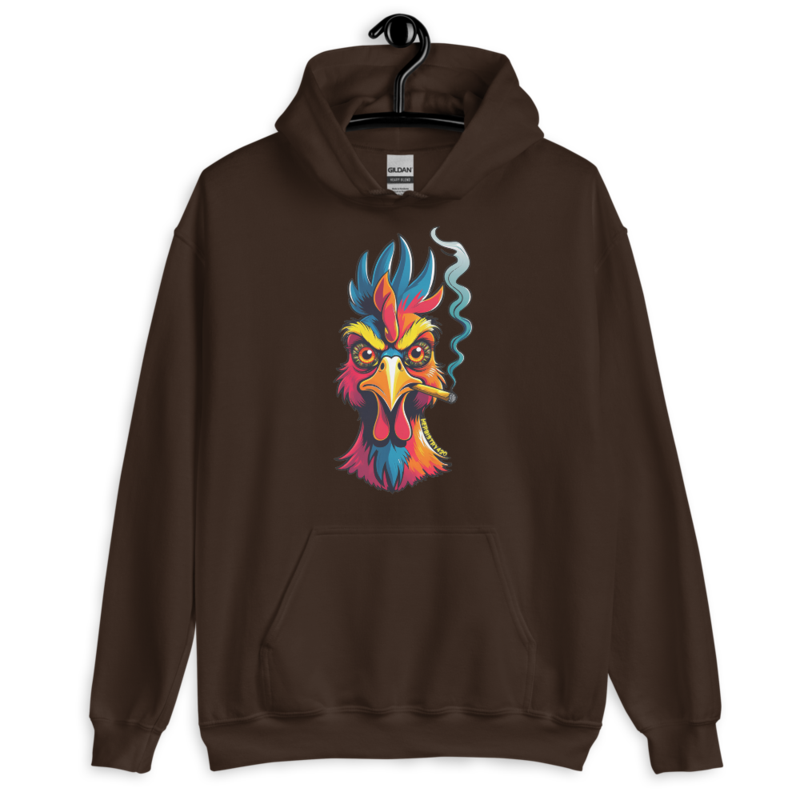 Fried Chicken – Unisex Hoodie — dark chocolate