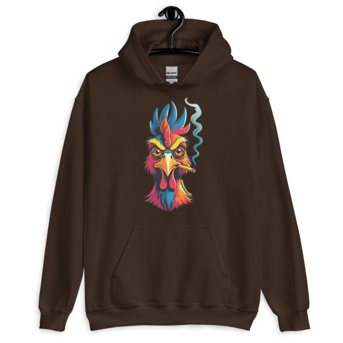 Fried Chicken – Unisex Hoodie — dark chocolate