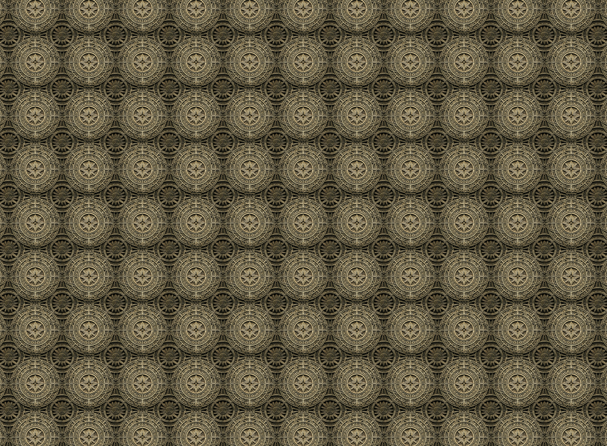 Sacred Herbistry – All-over print unisex wide-leg pants — back