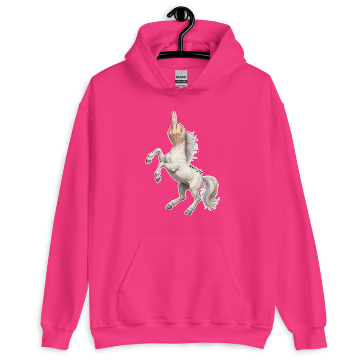 F*ck Unicorn – Unisex Hoodie — heliconia