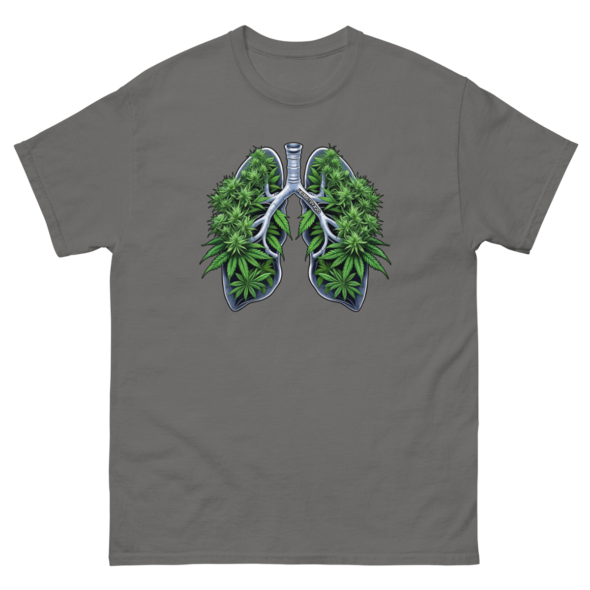 Weed Lungs – Unisex classic tee — charcoal