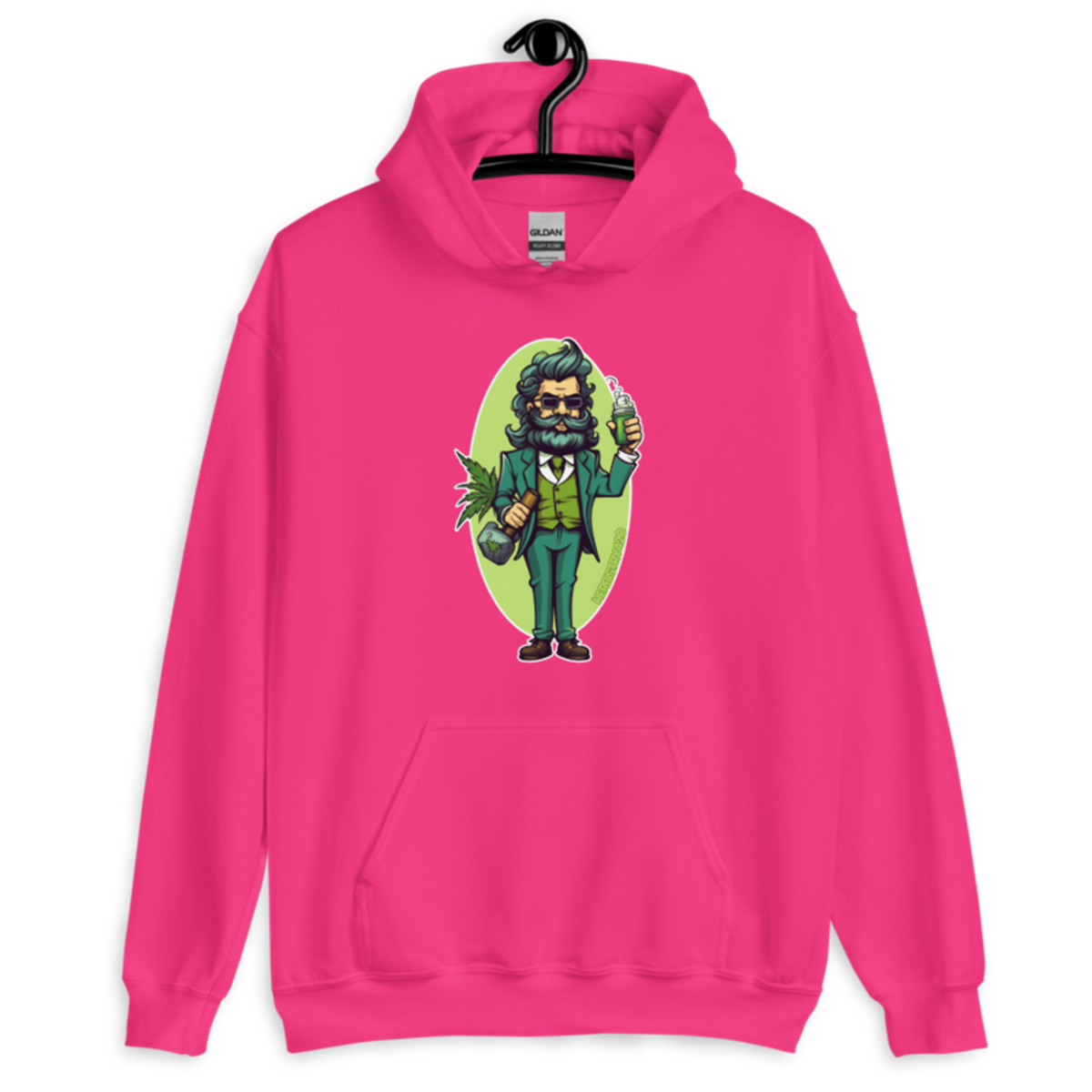Weed Hipster – Unisex Hoodie — heliconia