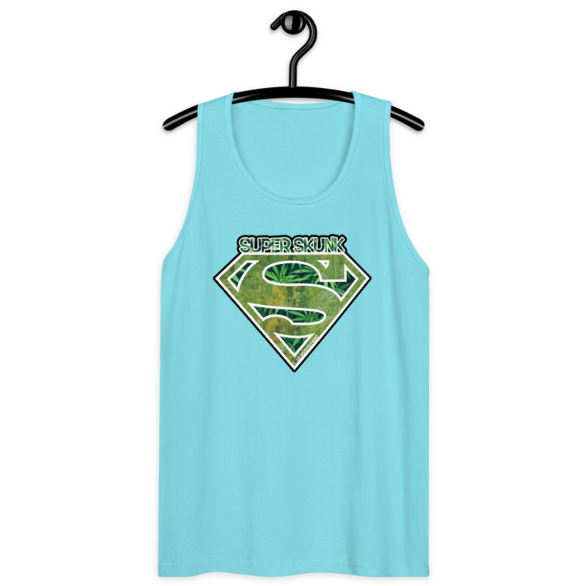 420 Hands – Men’s premium tank top — pacific blue