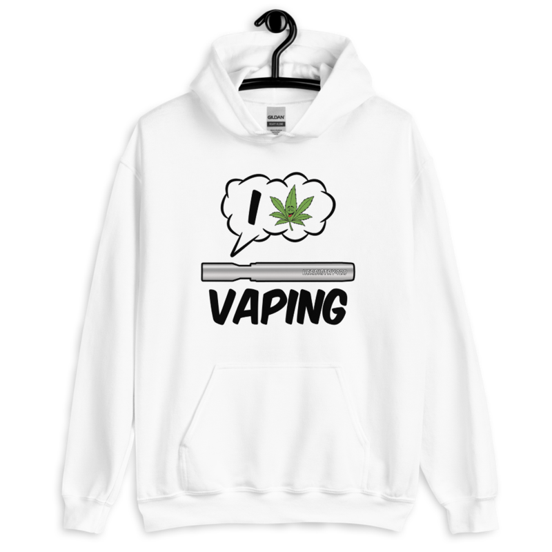 I Love Vaping – Unisex Hoodie — white