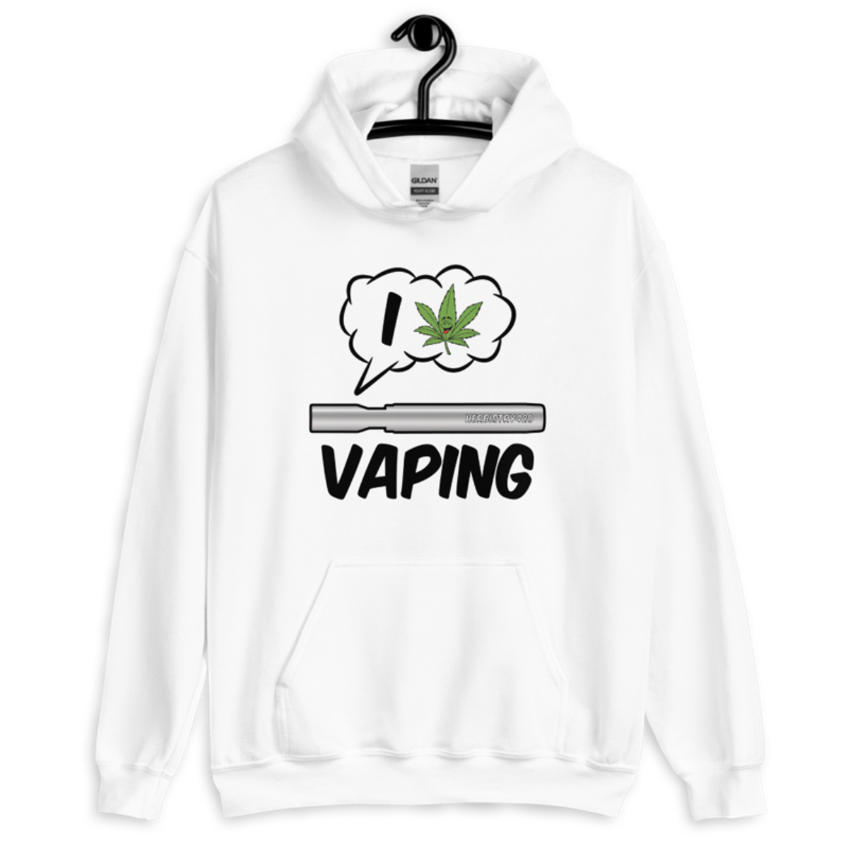 I Love Vaping – Unisex Hoodie — white