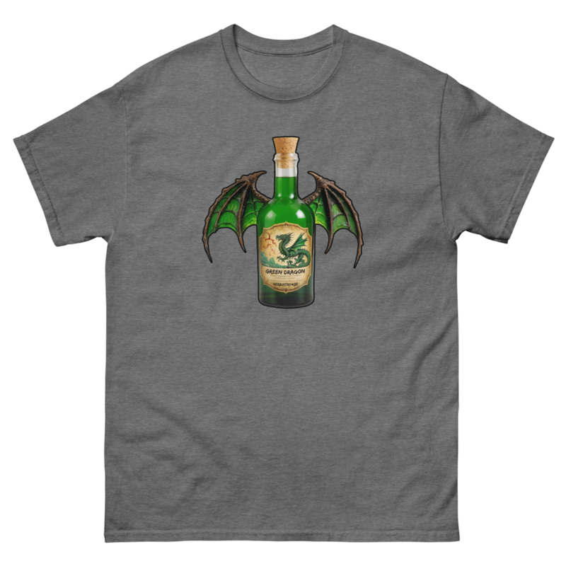 Green Dragon – Unisex classic tee — graphite heather